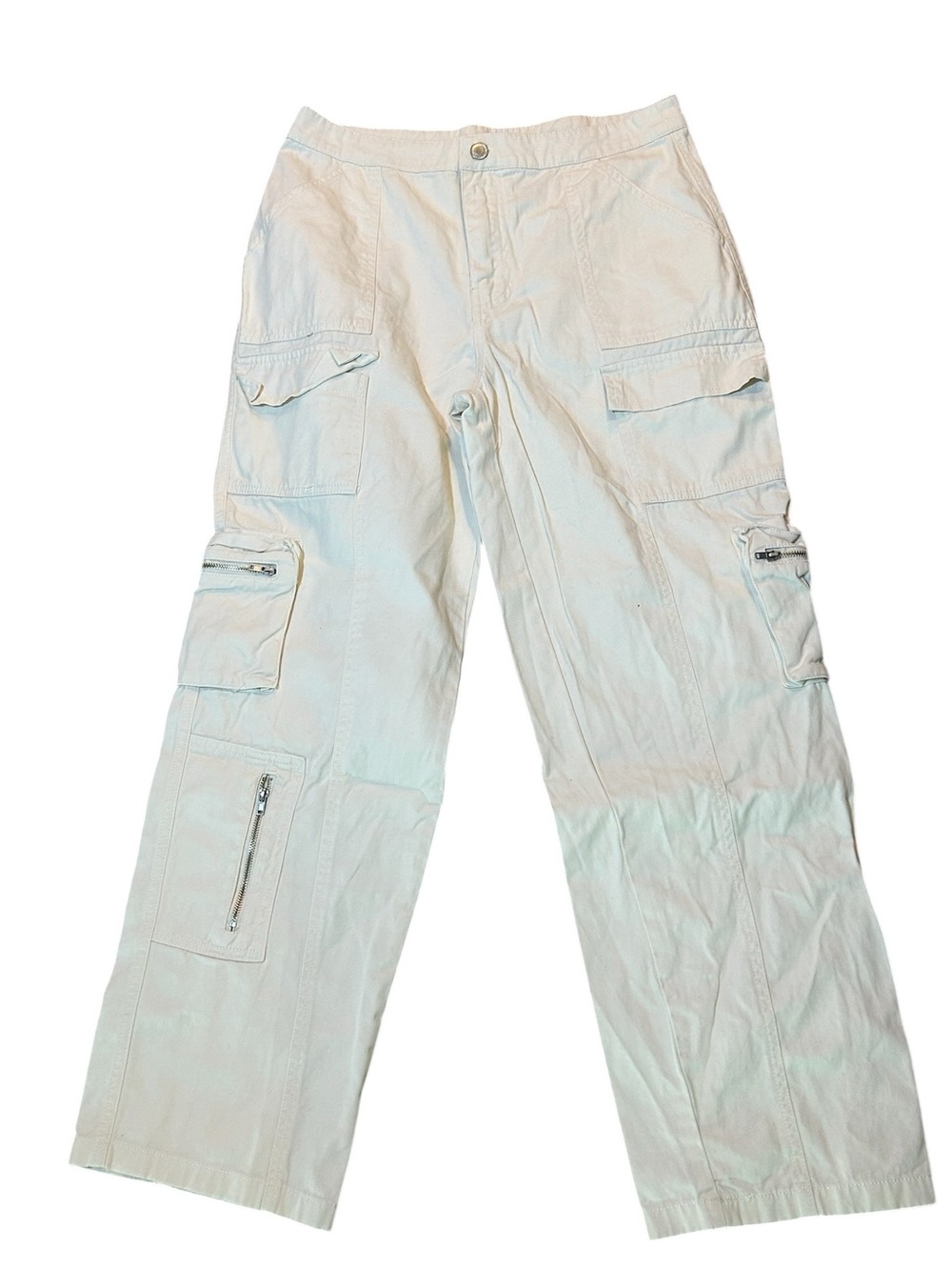 Cali 1850 Cargo Pants in Light Cream - Classic Utility Style